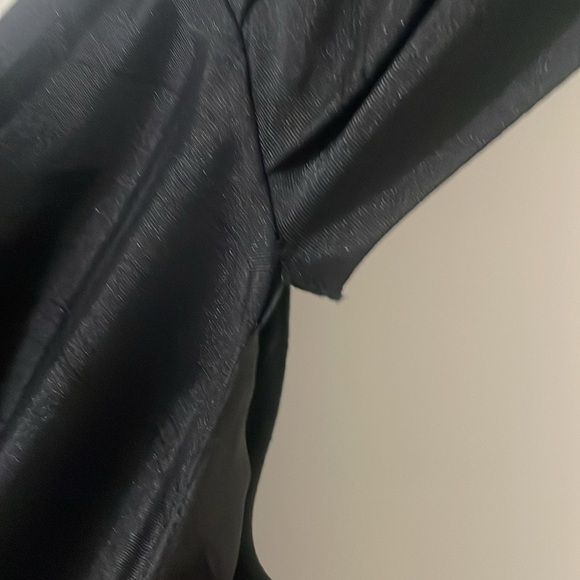 Banana Republic Black Dress with Flutter Cap Sleeves Size 10 - Picture 8 of 9